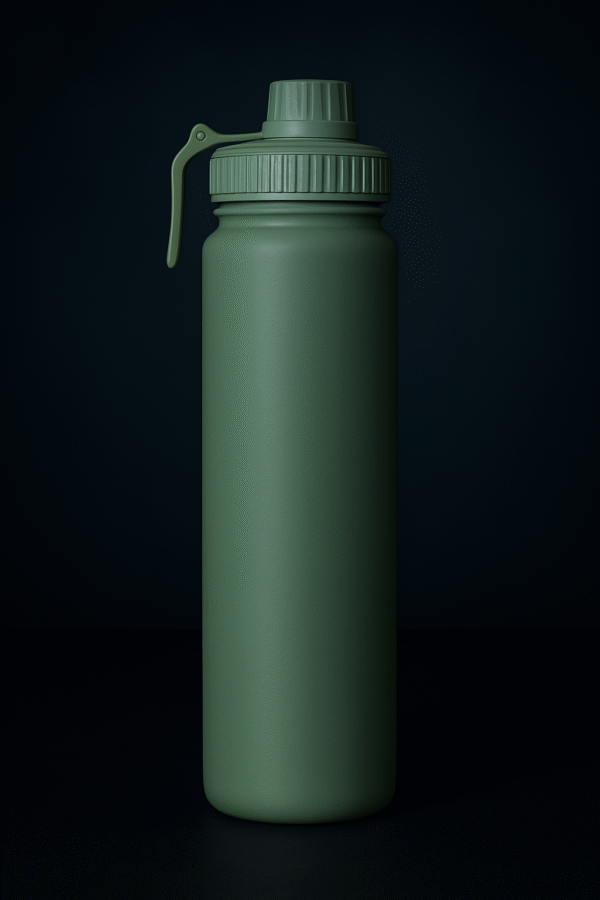 Green bottle 25oz